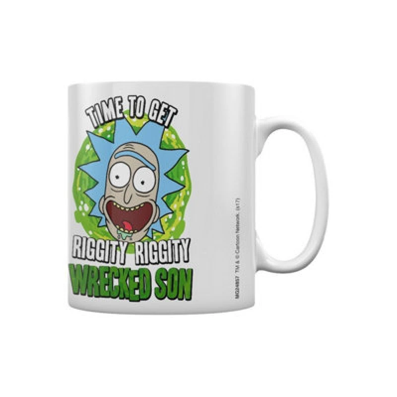 Image of Rick & Morty Wrecked Son Mug White unisex