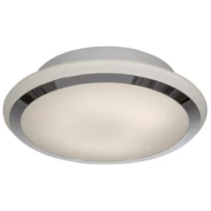 image of Linea Verdace Flush Ceiling Light Chrome G10Q Bulb IP44