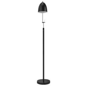 Image of Alexander Dome Task Floor Lamp Black, E27