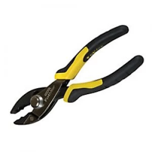 image of Stanley Slip Joint Plier 0-84-645 Bi-material 10 mm Chrome Steel Black, Yellow