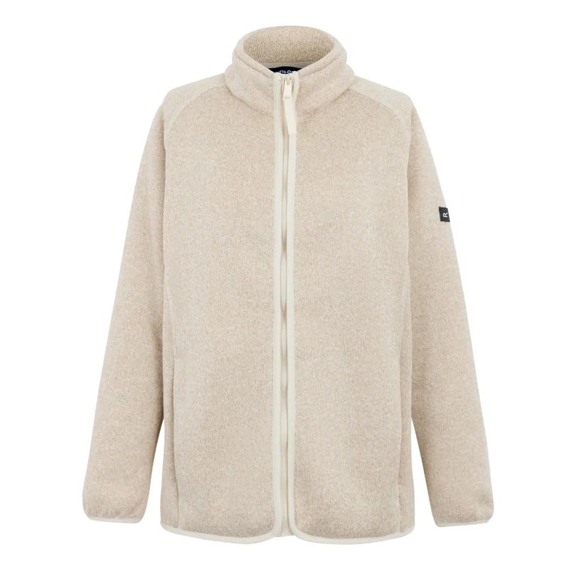 Image of Womens zipped fleece Regatta Mellrey Beige Female 42