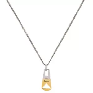 Image of PAUL SMITH Zip Pendant Necklace - Silver