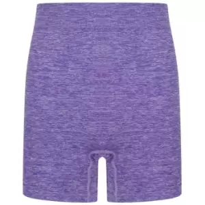 image of Tombo Childrens/Kids Seamless Cycling Shorts (7-8 Years) (Purple Marl)