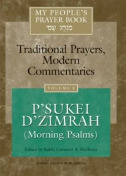 Image of My Peoples Prayer Book Vol 3 by Rabbi Lawrence A. Hoffman Hardback