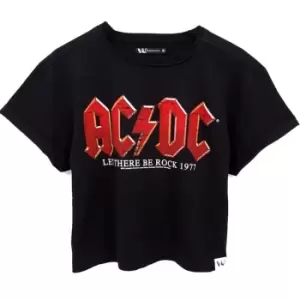 Image of AC/DC Womens/Ladies Let There Be Rock T-Shirt (L) (Black)