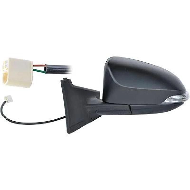 Image of DIEDERICHS 6607025 Wing mirror Left, black, for manual mirror adjustment Outside Mirror (50)