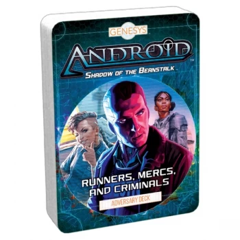 Image of Andriod Genesys Shadow of the Beanstalk RPG - Mercs, and Criminals Adversary Deck