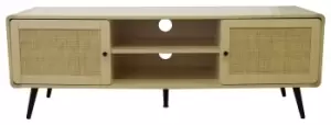 image of Lloyd Pascal 2 Door TV Unit - Light Wood