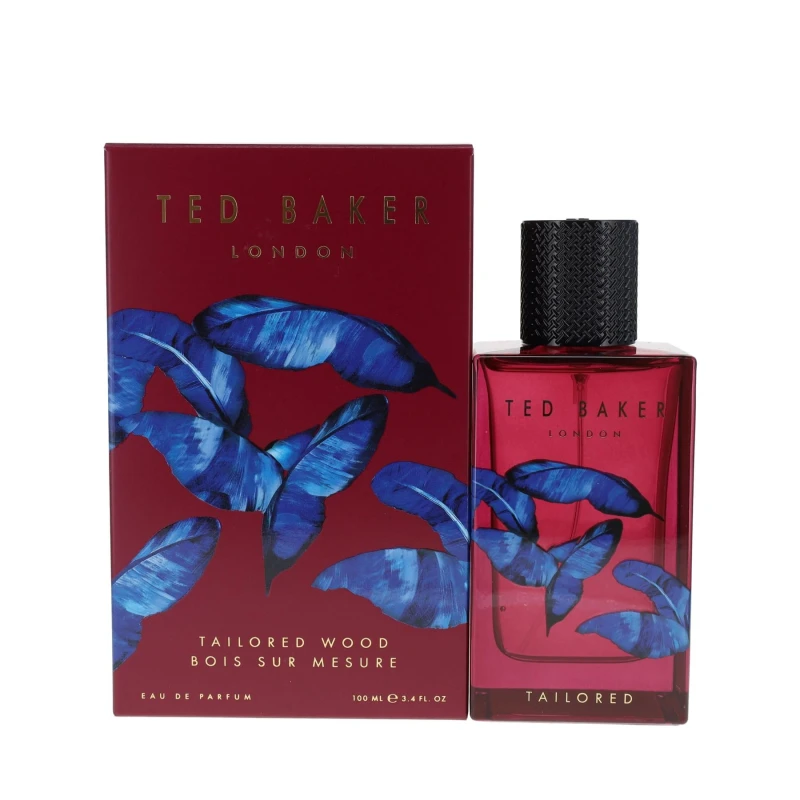 Image of Ted Baker Men Tailored Wood Eau de Parfum For Him 100ml in Clear Clear 100ml Male 5060412678186