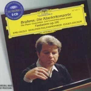 image of The Piano Concertos by Johannes Brahms CD Album