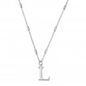 Image of Iconic Initial L Silver Necklace SNCC4040L