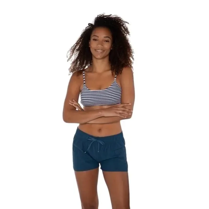 Image of Protest Beach shorts For Her Protest Evidence Bleu Female 36