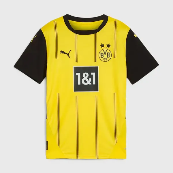 image of Puma Borussia Dortmund Home Shirt 2024 2025 Adults Domestic Replica Shirts S Yellow 36732013350