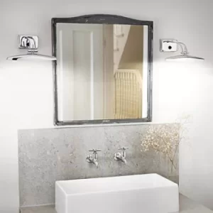 Image of Mirror Wall Light Antique Chrome, 2 Light G9