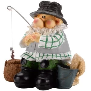 image of Smart Garden Wilf Fishing Garden Gnome