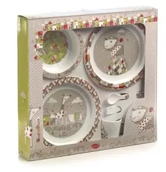 image of 6 Piece Tangram II Microwave Feeding Set