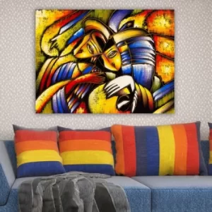 Image of 400017166_70100 Multicolor Decorative Canvas Painting