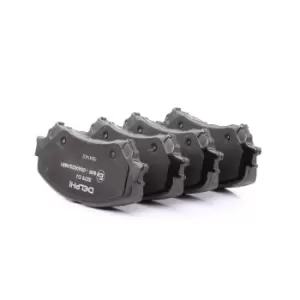 Image of DELPHI Brake pad set RENAULT LP3275 410606124R,410606808R