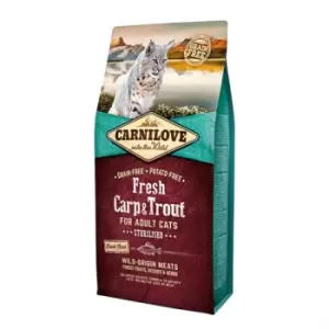 image of Carnilove Fresh Carp and Trout Adult Cat Food 2kg