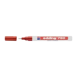 Marqueur a encre 780 rouge graduation 08mm pointe ronde EDDING