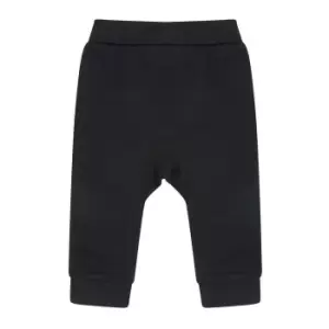Image of Larkwood Childrens/Kids Sustainable Jogging Bottoms (0-6 Months) (Black)