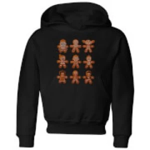 Image of Star Wars Gingerbread Characters Kids Christmas Hoodie - Black - 11-12 Years