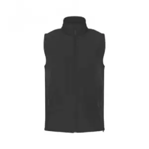 Image of PRO RTX Mens Pro Soft Shell Gilet (2XL) (Charcoal)