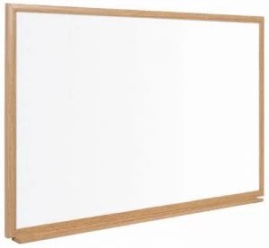 image of Bi-Office Earth-It Drywipe 180x120cm oak Exec 22mm frm