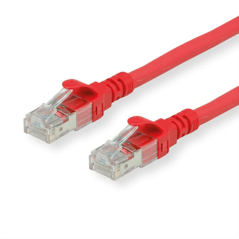 Image of ROLINE 21152941 networking cable Red 0.3 m Cat6 U/UTP (UTP)