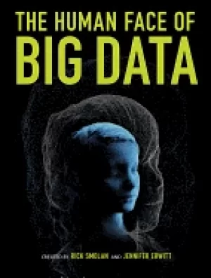 Image of human face of big data