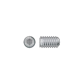 Image of NO.8 UNC X 1/8 Skt Set Screw - Knurled Cup Point (GR-45H) (14.9)