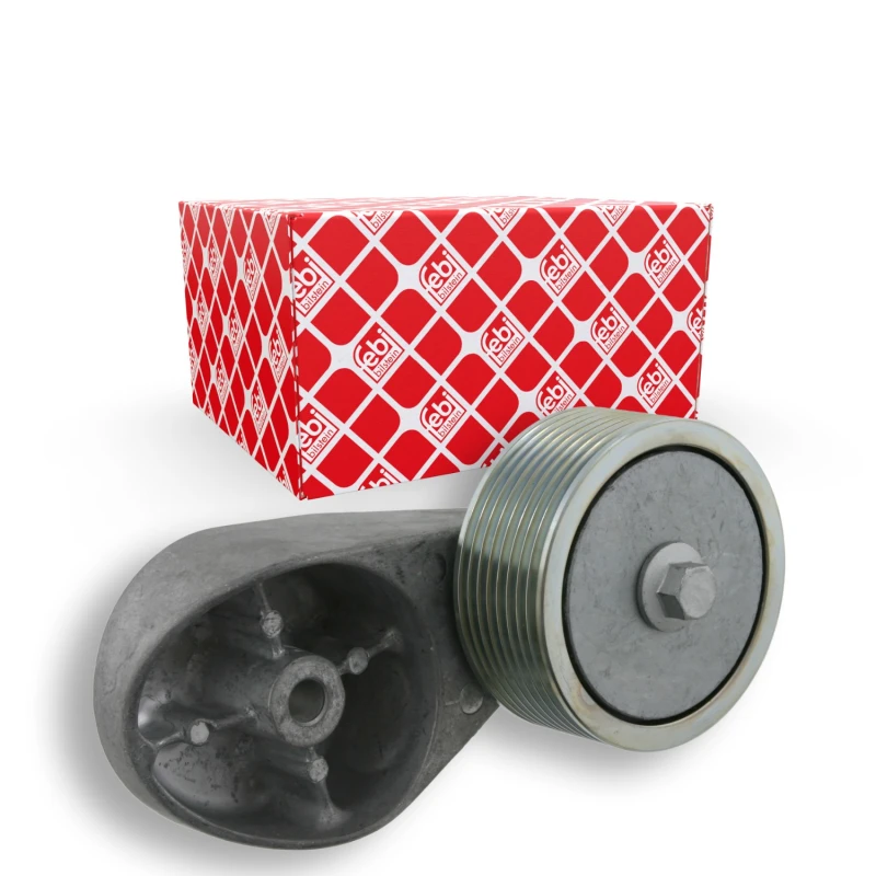 Image of FEBI BILSTEIN 23277 Tensioner with holder Belt Tensioner,v-ribbed belt (541)