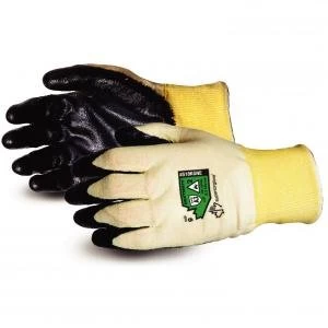 Image of Superior Glove Dexterity 18 G Flame Resist Arc Flash Pair Black 7 Ref