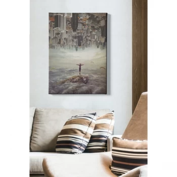 Image of Kanvas Tablo (70 x 100) - 138 Multicolor Decorative Canvas Painting