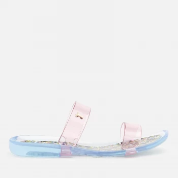 Image of Ted Baker Womens Jellei Double Strap Sandals - Light Pink - UK 3