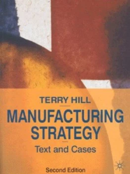 Image of Manufacturing Strategy by Terry Hill Paperback