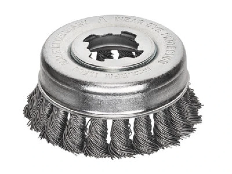 Image of Lessmann X Lock Non Sparking Knotted Wire Cup Brush 483.21X Diameter: 85mm