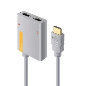 Image of ALOGIC 2-Port Portable HDMI 2.0 4K Splitter with inbuilt HDMI Cable (50CM)