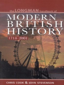 Image of The Longman Handbook of Modern British History 1714-2001 by Chris Cook Paperback