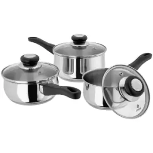 image of Judge Vista 3 Piece Saucepan Set JJA2A