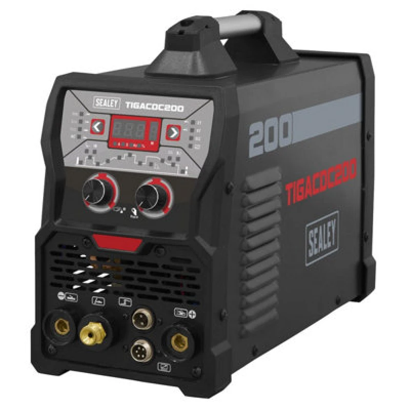 Image of Sealey TIGACDC200 200Amp TIG / MMA AC / DC Pulse Inverter Welder TIGACDC200 Voltage: 240v