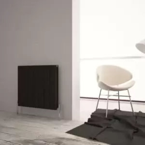 Image of Carisa - Monza Horizontal Double Aluminium Radiator 600x660 3246 BTUs Textured Black