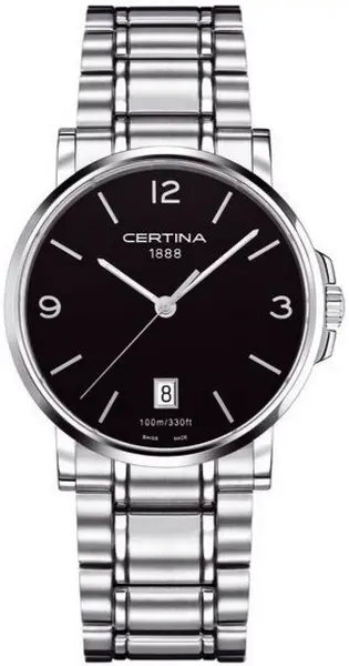 image of Certina Watch DS Caimano Quartz - Black CRT-245