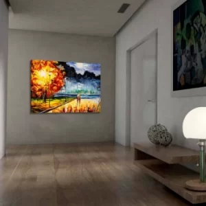 Image of 701002021C-024 Multicolor Decorative Canvas Painting
