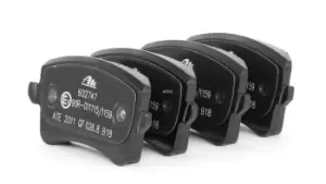 Image of ATE Brake pad set AUDI 13.0460-2747.2 Brake pads,Brake pad set, disc brake,Disk pads,Brake pad kit,Brake pads & brake pad set,Disc brake pad set