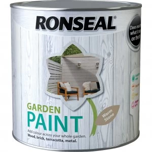 Image of Ronseal General Purpose Garden Paint Warm Stone 2.5l