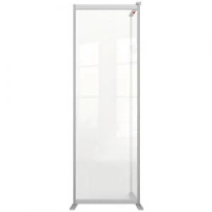 image of Nobo Premium Plus Modular Protection Room Divider Screen Extension Plexiglass Acrylic Transparent 1800 x 600 x 600 mm