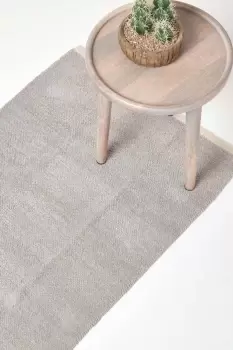 Image of 100% Cotton Plain Chenille Hall Runner, 66 x 200 cm