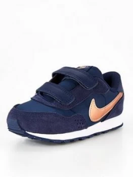 image of Nike MD Valiant Infant Trainer - Navy/Multi, Navy/Multi, Size 7.5