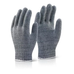 image of Click2000 Mixed Fibre Gloves Grey Ref MFG Pack of 240 Up to 3 Day